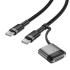 ACEFAST C22-05 USB-C to USB-C Magnetic Aluminum Alloy Charging Data Cable 1.2m Black
